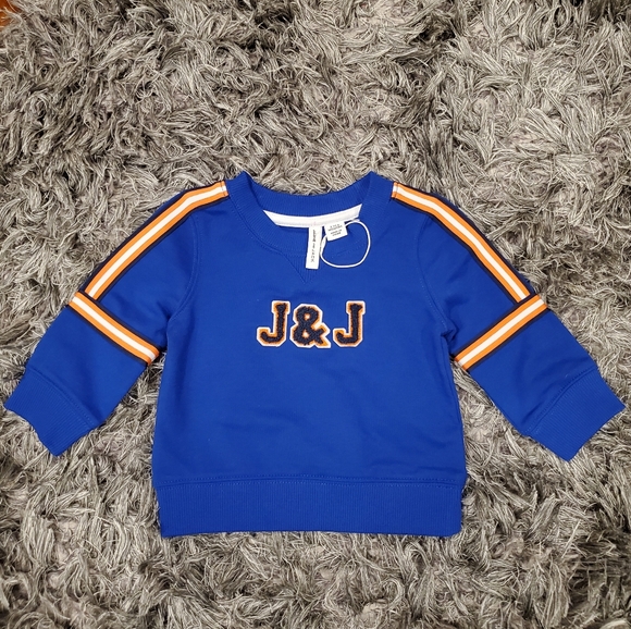 NWOT Baby Boy's Janie and Jack Sweatshirt size 3/6M - Picture 2 of 6